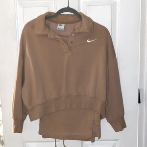 Beige Nike lounge set